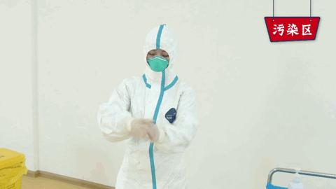 Standard steps on how to take off protective clothing